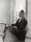 Edgar Degas Woman at a Window china oil painting artist